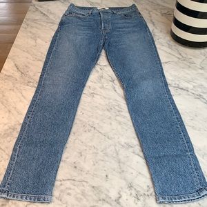Reformation Straight Leg Jeans